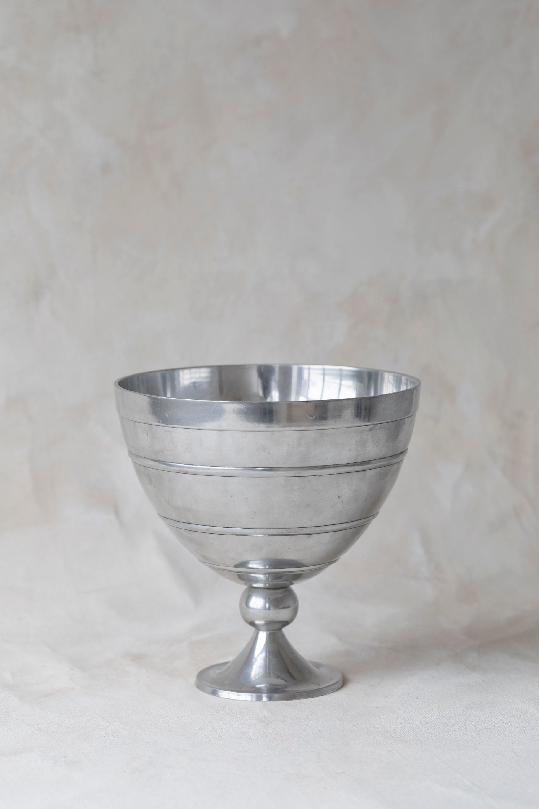 Vintage Pewter Pedestal Bowl