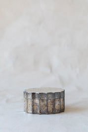 Vintage Hammered Silver Lidded Box