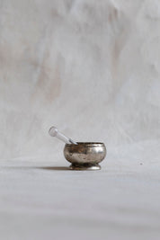 VIntage SIlver Salt Cellar Spoon Set