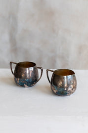 Vintage Silver Cream and Sugar Servers