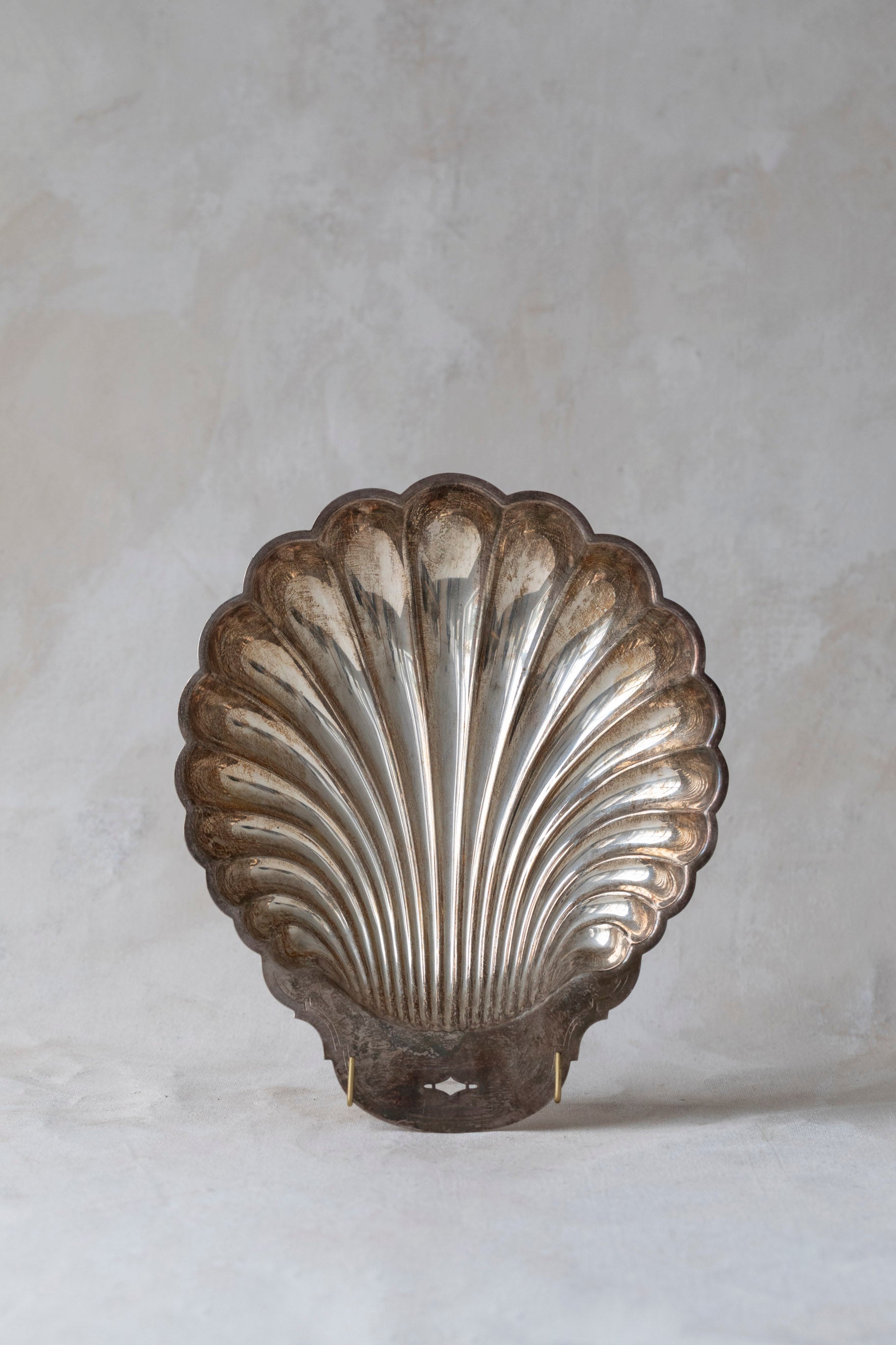 Vintage Silver Shell Platter