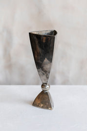 Vintage Silver Modernist Vase