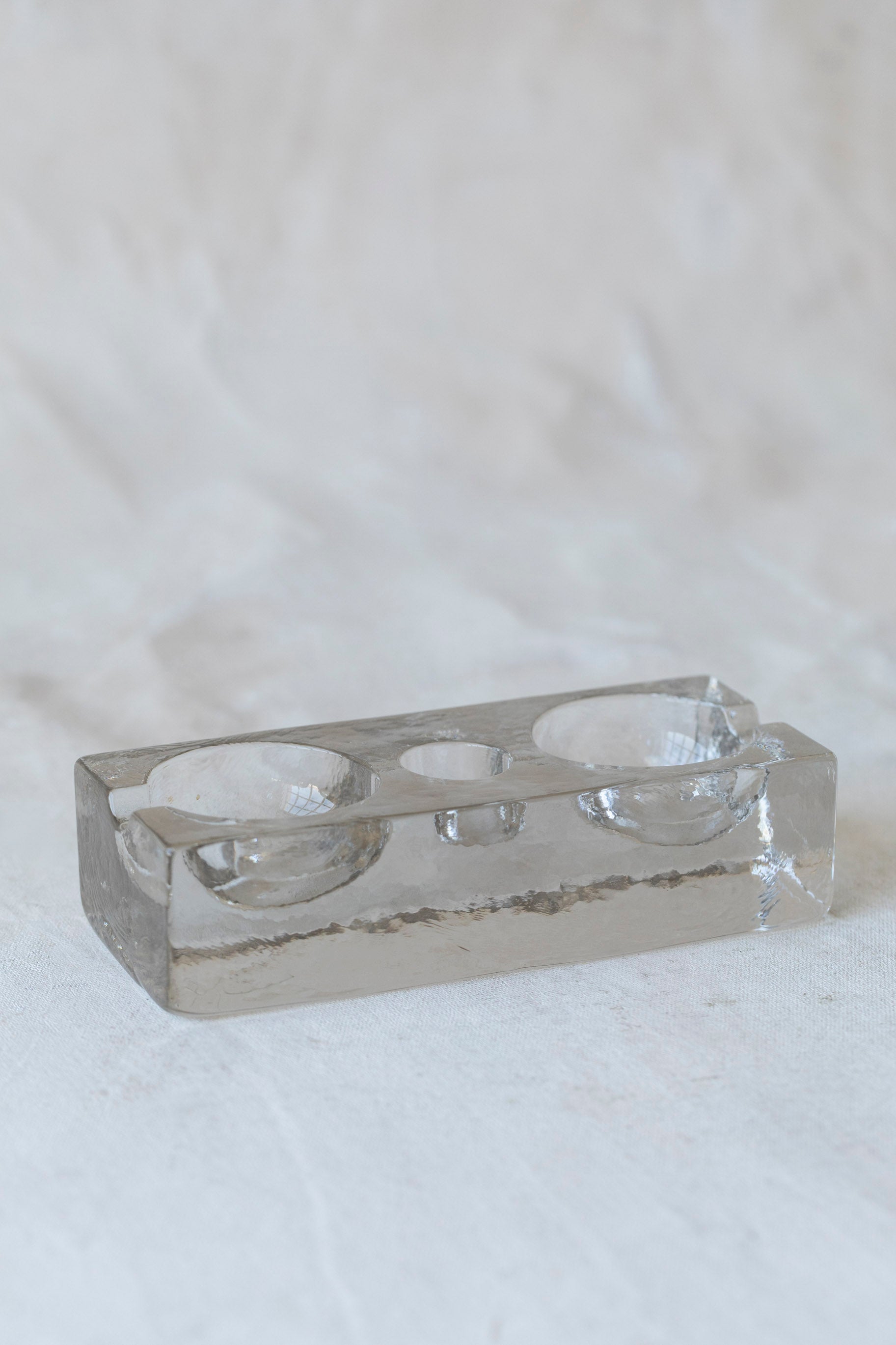 Vintage Glass Rectangle Ash Tray