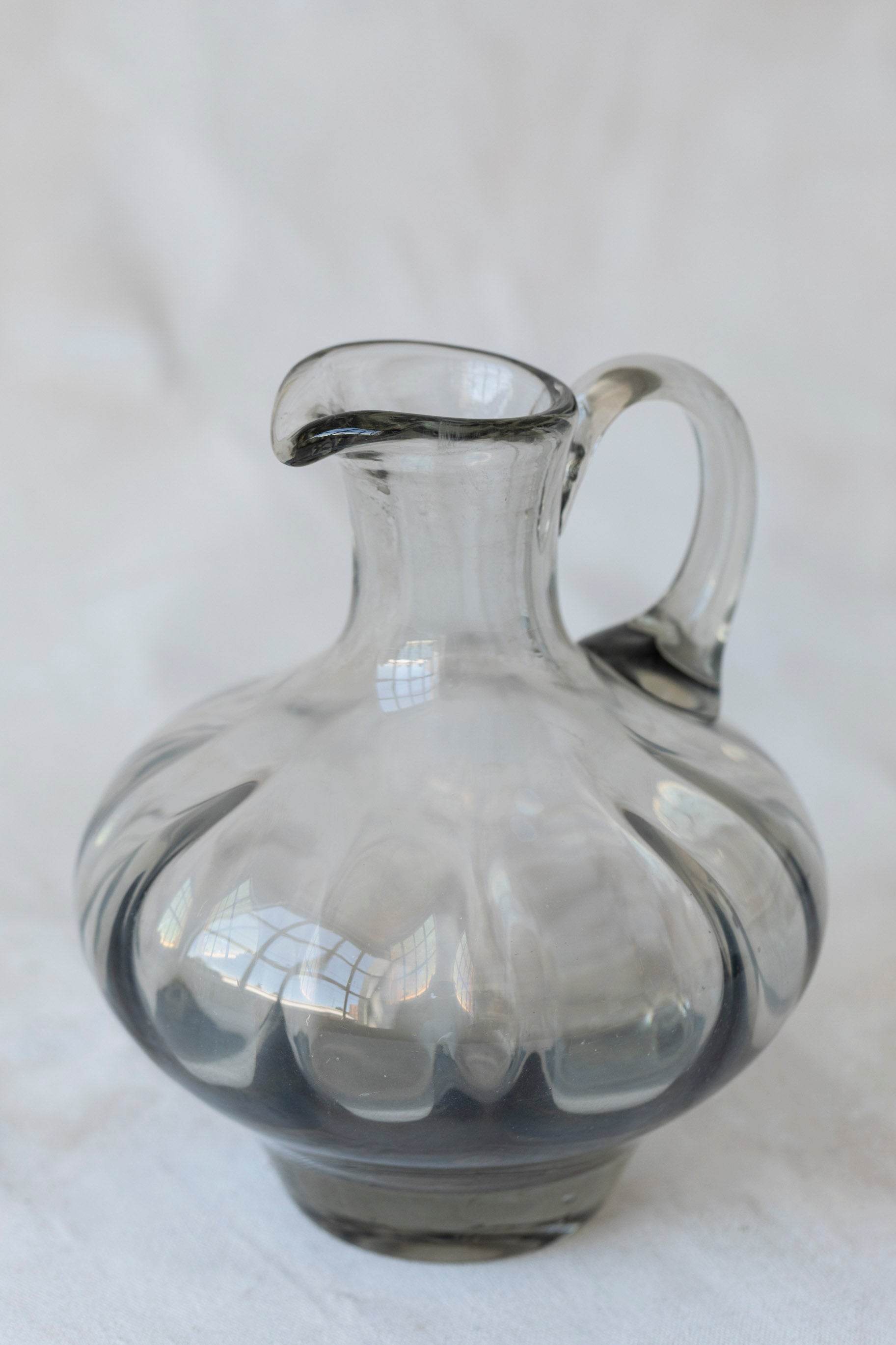Vintage Smoky Grey Pitcher