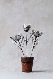 Vintage Flower Sculpture