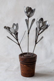 Vintage Flower Sculpture