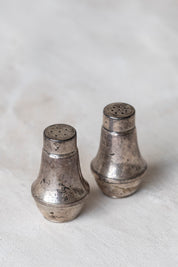 Antique Sterling Silver Salt and Pepper