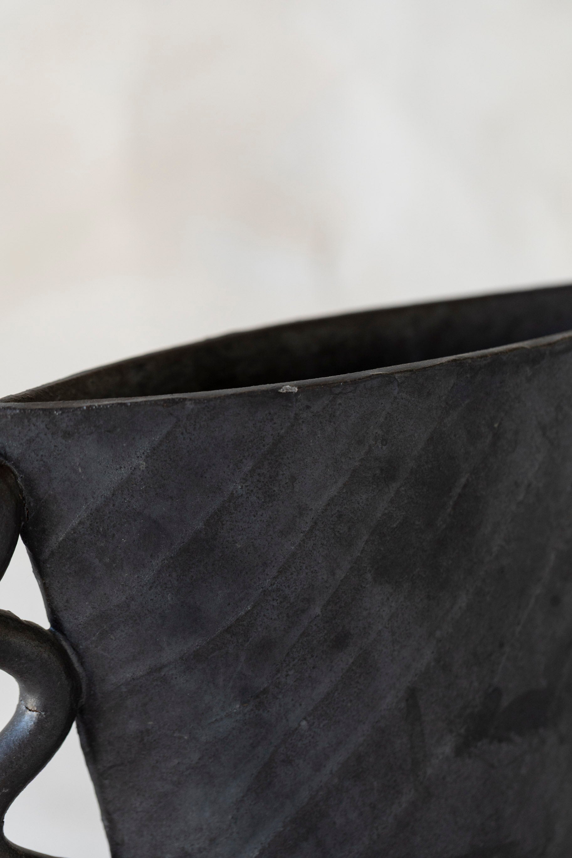 Vintage Abstract Handle Vase