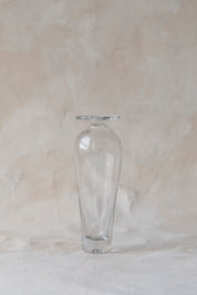 Vintage Tall Tapered Glass Vase