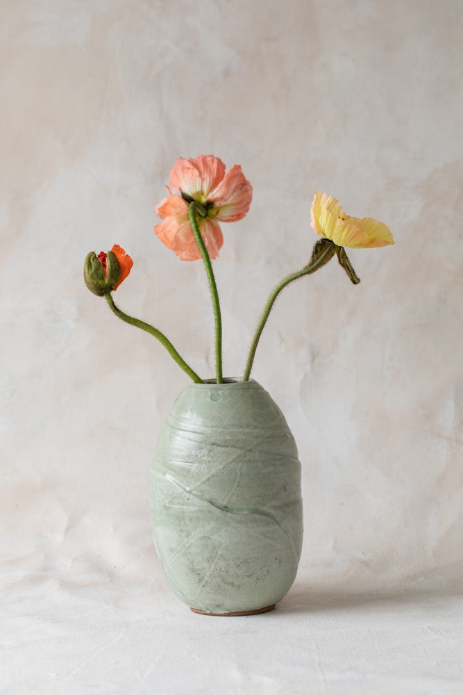 Vintage Celadon Vase