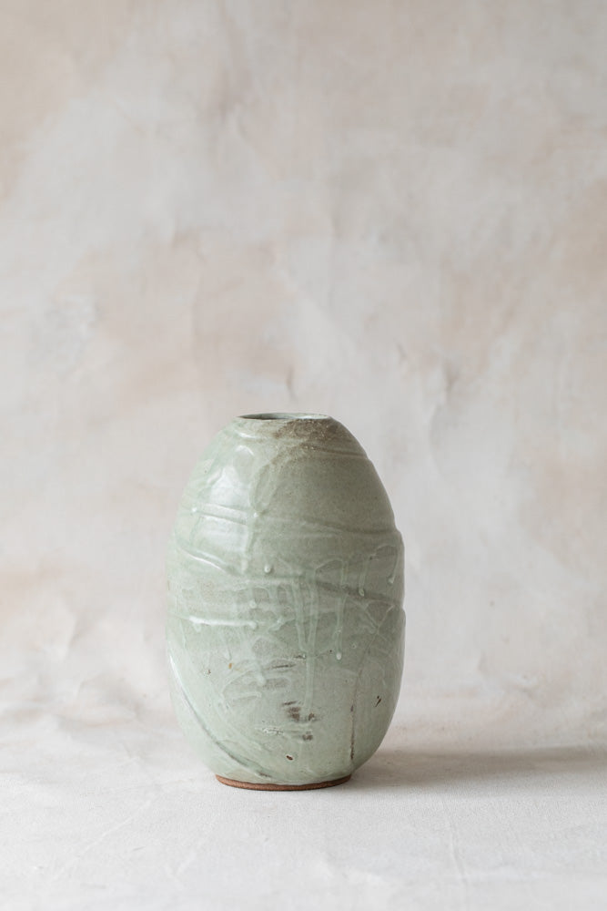 Vintage Celadon Vase