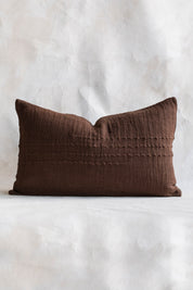 Vintage Thread Espresso Pillow Cover