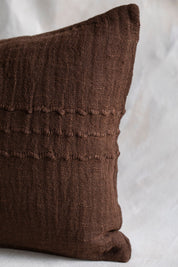 Vintage Thread Espresso Pillow Cover