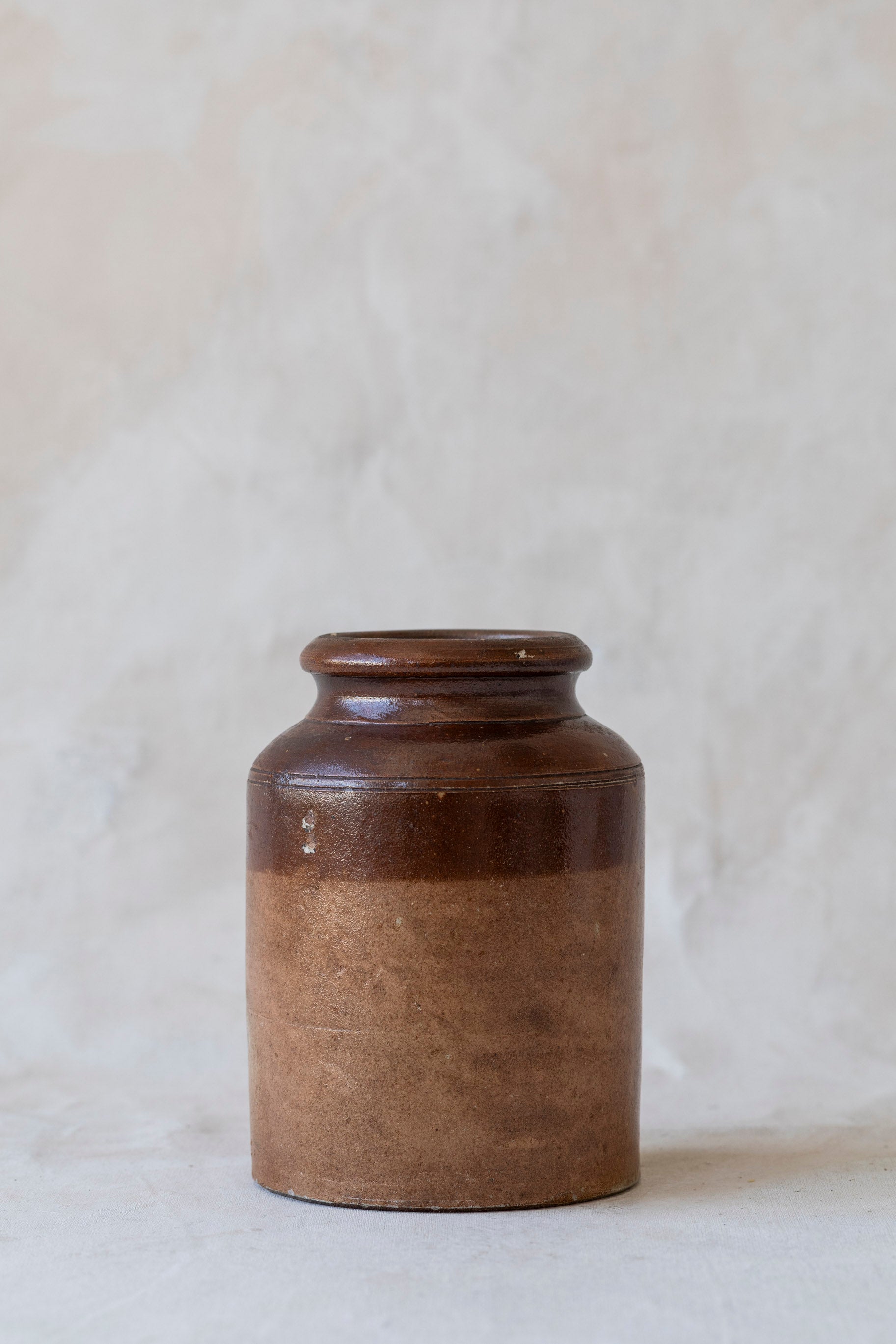 VIntage Red Toned Stoneware Jar