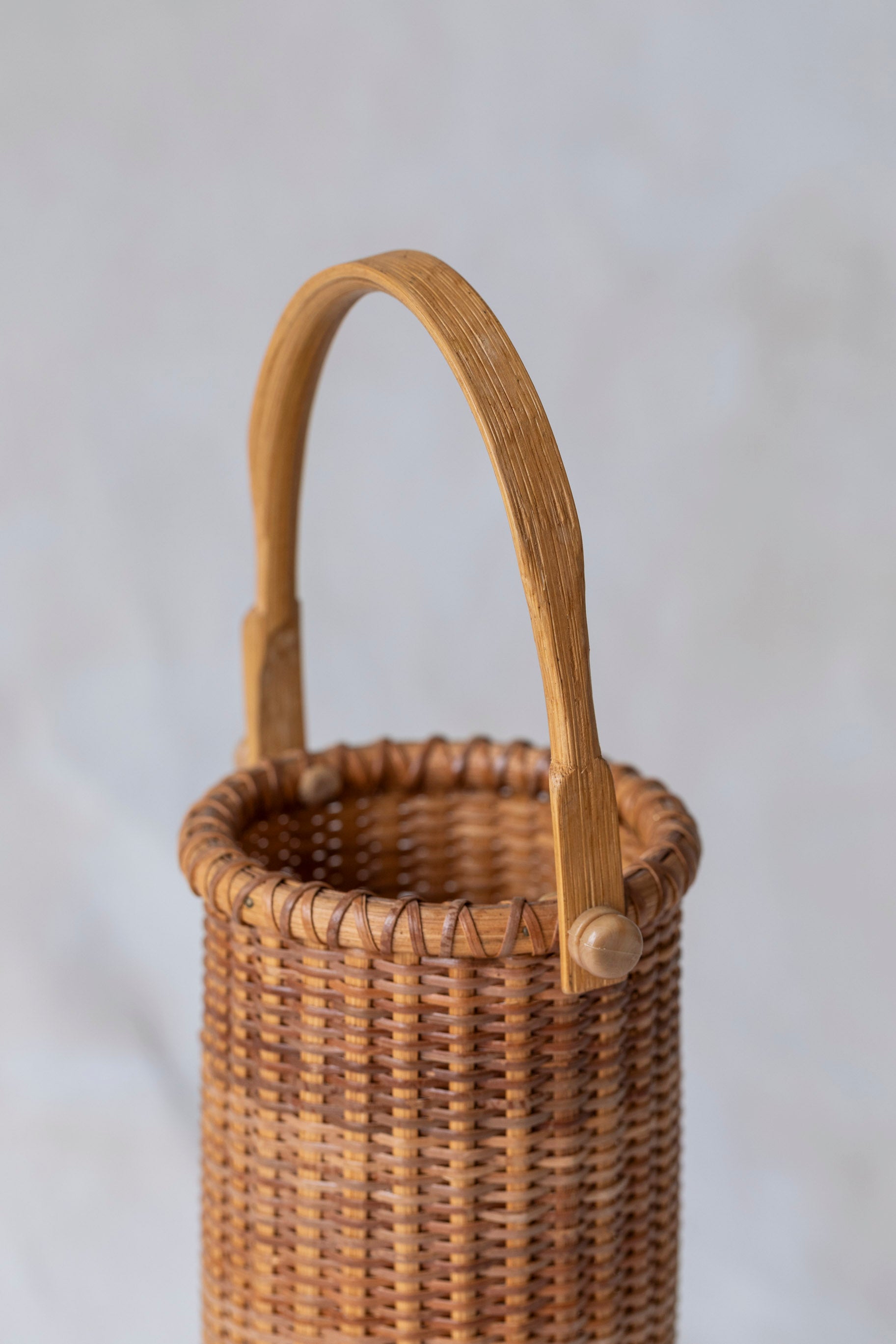 Vintage Wine Bottle Basket