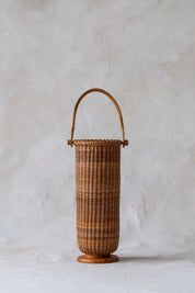 Vintage Wine Bottle Basket