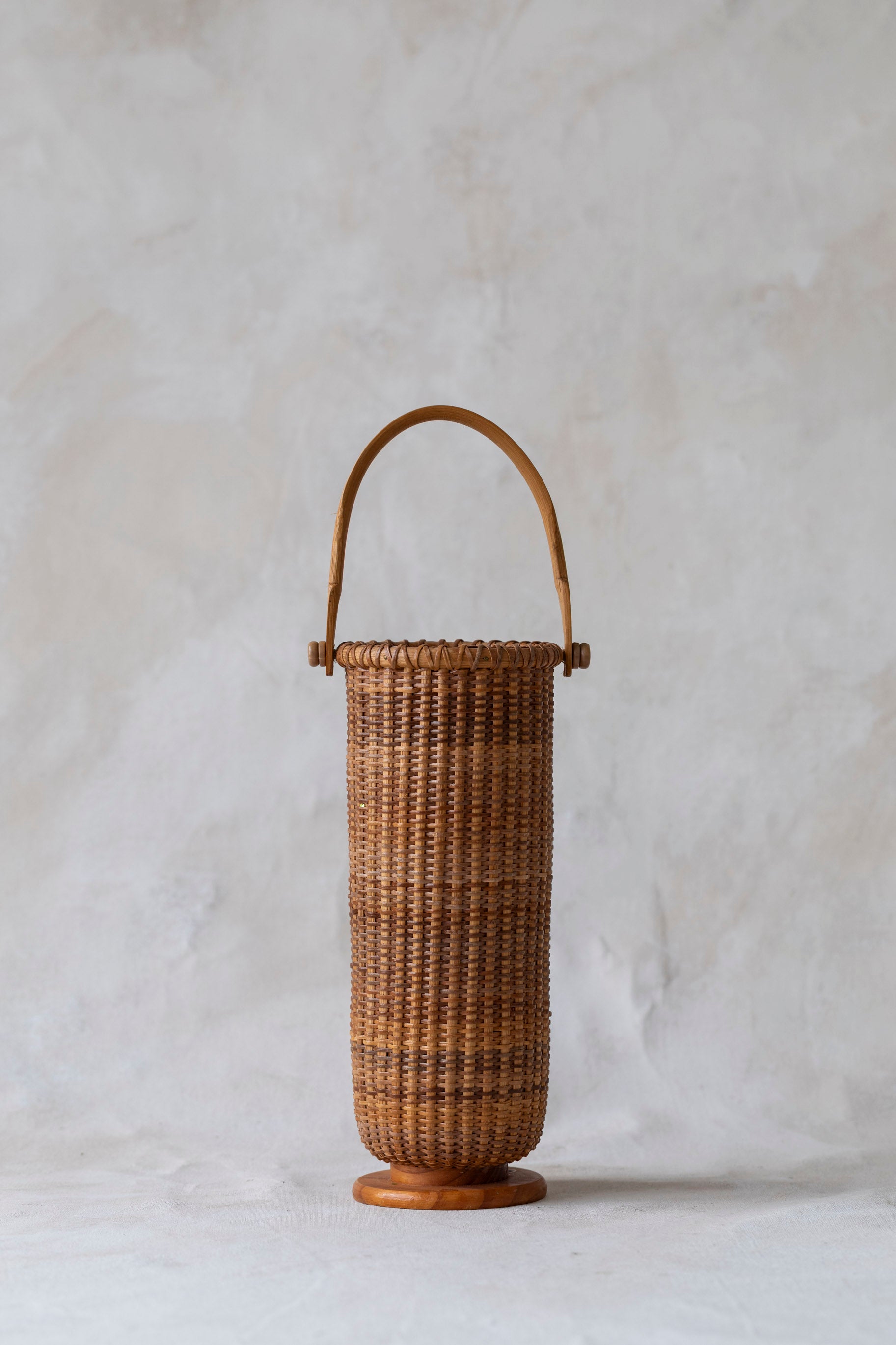 Vintage Wine Bottle Basket