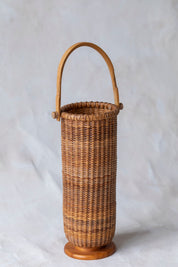 Vintage Wine Bottle Basket