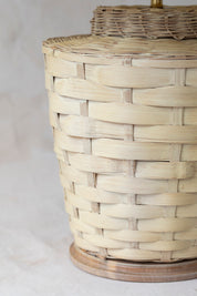 Vintage Basket Weave Lamp