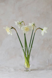 Vintage Crystal Trumpet Ruffle Vase