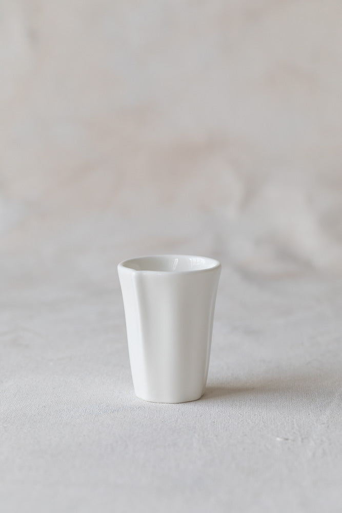 Silhouette White Milk Jug