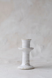 White Tamegroute Candlestick Holder