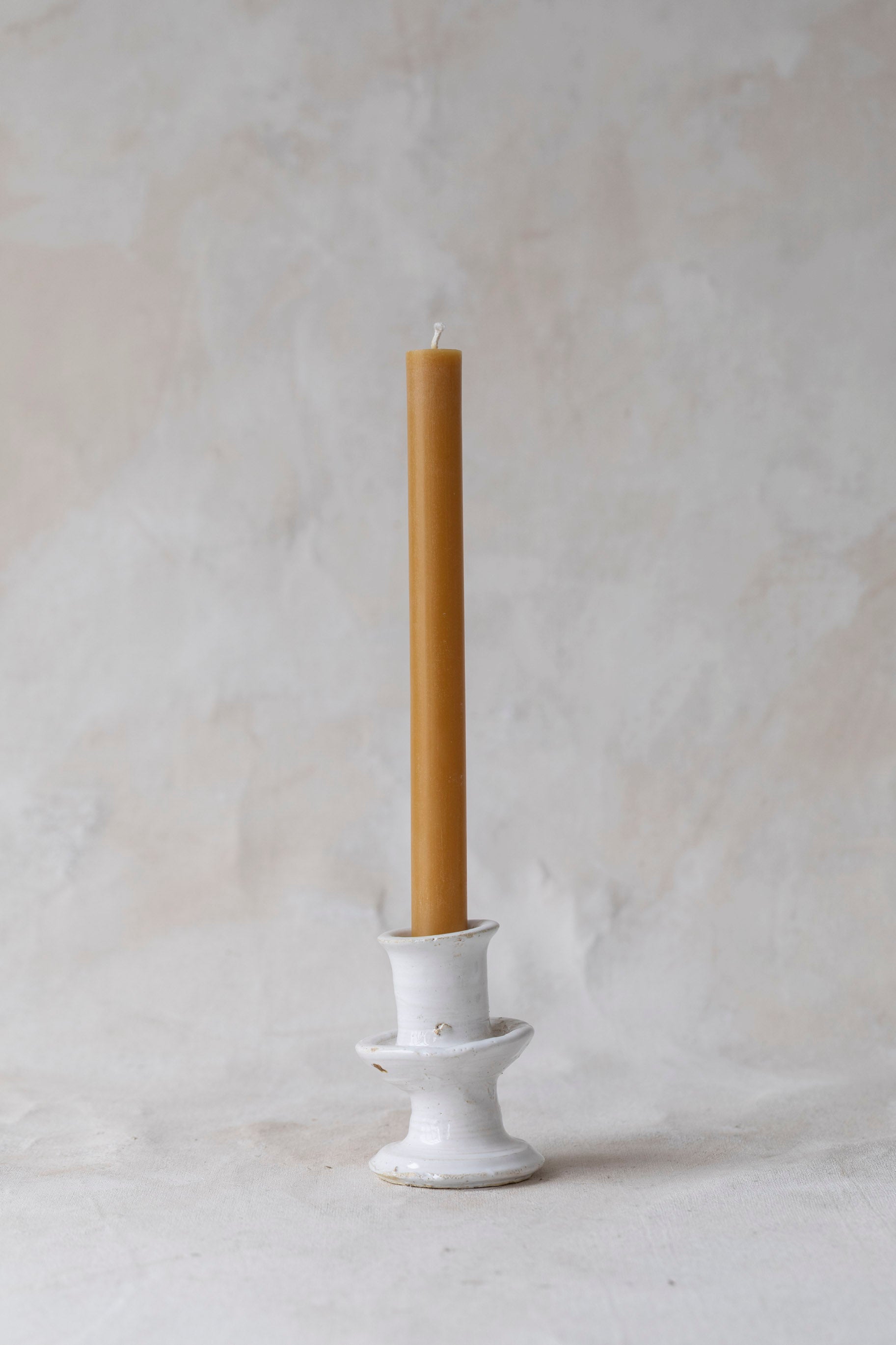 White Tamegroute Candlestick Holder