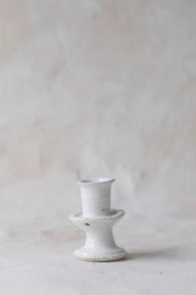 White Tamegroute Candlestick Holder