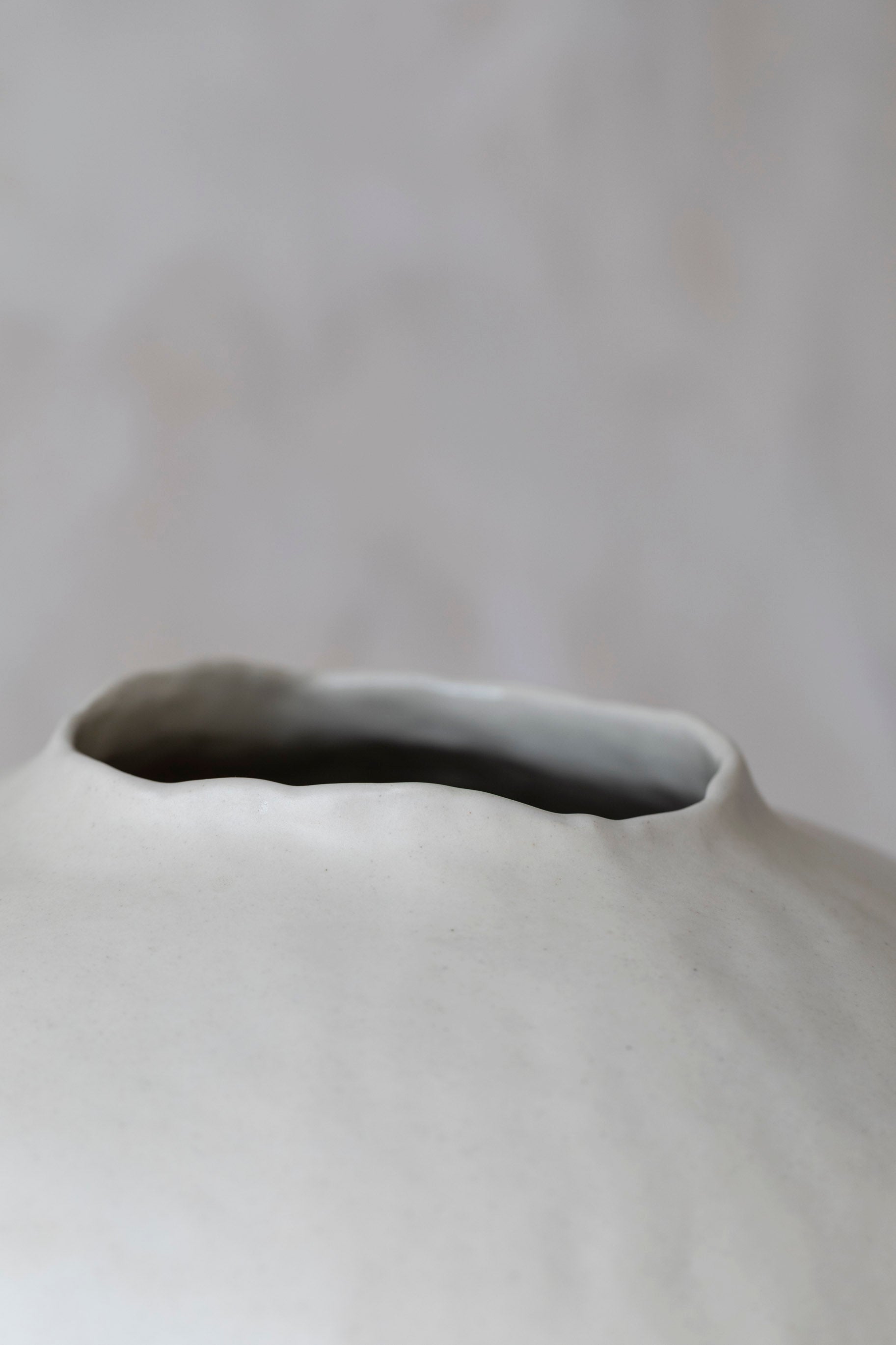 XL Handbuilt Moon Vase